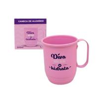 Caneca aluminio 500ml diva na luva - allmix