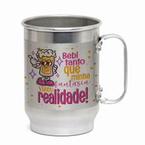 Caneca Alumínio 600ML Tema Carnaval Presente Criativo para a Folia Caneca Alumínio 600ML Tema Carnaval Presente Criativo para a Folia