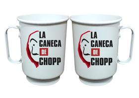 Caneca Alumínio Branca Personalizada 600ml - La Caneca de Chopp - 01 unid
