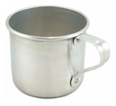 Caneca ALUMINIO HAVÁI Reforçada Alça nº 8 - 350 ml - CRB08 Caneca ALUMINIO HAVÁI Reforçada Alça nº 8 - 350 ml - CRB08