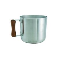 Caneca Alumínio Leiteira Canecão Fervedor Cabo Madeira 2,5 L Caneca Alumínio Leiteira Canecão Fervedor Cabo Madeira 2,5 L