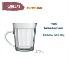 Caneca Americana 270ml-Café-Cappuccino-Chocolate-Chá