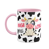 Caneca Amiga sua Loka - B-pink