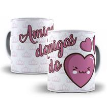 Caneca amigas do coração presente dia dos amigos