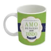 Caneca amo de paixão meu dindo