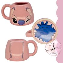 Caneca Angel Stitch Ornamento Decorativo 450ml