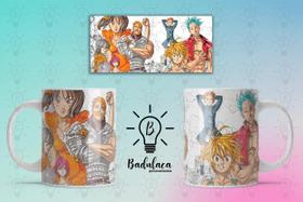 Caneca Anime Branca Divertida Animada Personagens Desenho Cafe Cha One Piece Estilo1