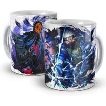 Caneca Anime Naruto Kakashi Obito Tobi
