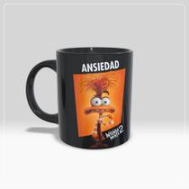 Caneca Ansiedade Divertida mente 2 - Preta