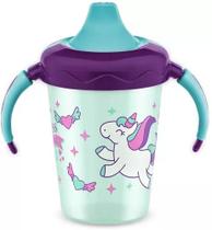 Caneca antivazamento com alça lillo magia unicornio 207ml