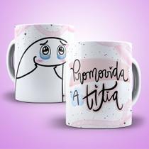 Caneca anúncio de gravidez flork - promovida a titia