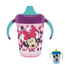 Caneca Aprendizado Antivazamento com Alças Mickey Minnie 207 ml Lillo