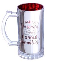 Caneca aqui a parceria e forte e o role garantido - 450ml Caneca aqui a parceria e forte e o role garantido - 450ml