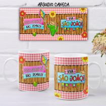 Caneca arraiá festa junina/julina
