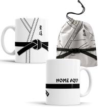 Caneca Artes Marciais Kimono Judô com Saquinho