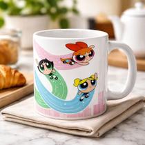 Caneca As Meninas Superpoderosas Florzinha Lindinha Docinho Branco Meninas Superpoderosas 2