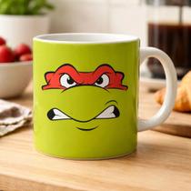 Caneca As Tartarugas Ninja Michelangelo Leonardo Raphael Don Branco Rapahel Michelangelo Caneca As Tartarugas Ninja Michelangelo Leonardo Raphael Don Branco Rapahel Michelangelo