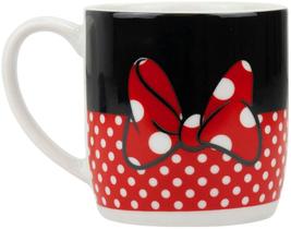 Caneca Assinada Minnie Mouse Laço Poá 300ml