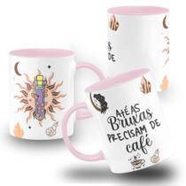 Caneca Até as Bruxas Precisam de Café witcher wicca