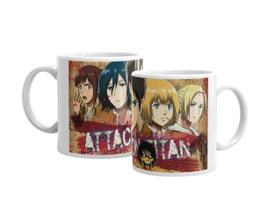 Caneca Attack On Titan Anime Em Alta Resolução 325Ml