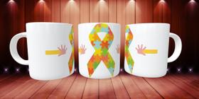 Caneca Autismo Presente Porcelana 325Ml 3