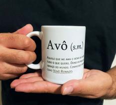 Caneca Avô Significado 325ml Caneca Branca Personalizada