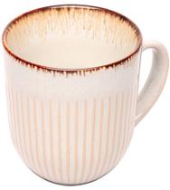 Caneca Avulsa 380ml De Cerâmica Linear Bege
