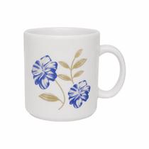 Caneca Azul Perfeito Oxford Cerâmica Estampada 270ml Caneca Azul Perfeito Oxford Cerâmica Estampada 270ml