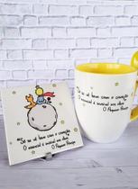 Caneca + Azulejo - O Pequeno Príncipe