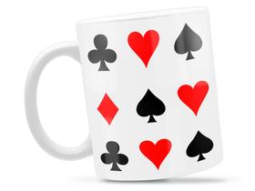 Caneca Baralho Divertida Porcelana Xícara 325ml + Caixa Presente Caneca Baralho Divertida Porcelana Xícara 325ml + Caixa Presente