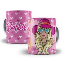 Caneca Barbie Porcelana Personalizada Modelo 1