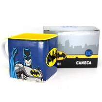 Caneca Batman Cubo 3D Quadrada Cerâmica 300 ML Oficial DC - Zona Criativa