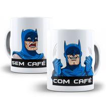 Caneca Batman DC Com Café Sem Café Porcelana Personalizada
