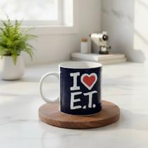 Caneca Beetlejuice E.t Gremlins Jaws Back To The Future Chuc Branco E.t. O Extraterrestre