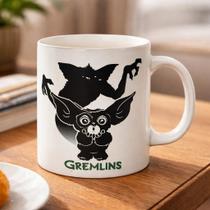 Caneca Beetlejuice E.t Gremlins Jaws Back To The Future Chuc Branco Gremlins
