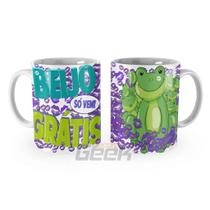 Caneca Beijo Grátis Só vem Caneca Beijo Grátis Só vem