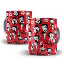 Caneca Betty Boop Desenho Porcelana Personalizada Modelo 2 Caneca Betty Boop Desenho Porcelana Personalizada Modelo 2