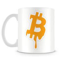 Caneca Bitcoin Derretendo - Cerâmica Premium 325ml Caneca Bitcoin Derretendo - Cerâmica Premium 325ml