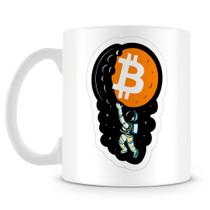 Caneca Bitcoin Moon - Estampa Moderna para Entusiastas de Criptomoedas