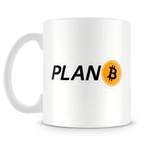Caneca Bitcoin Plano B - Cerâmica Premium 325ml