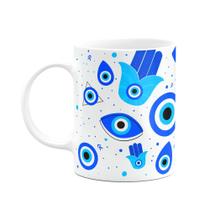 Caneca Boas energias - Olho grego - 325ml Caneca Boas energias - Olho grego - 325ml