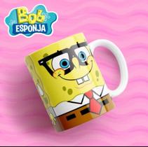 Caneca Bob Esponja 350ml Porcelana Colecionador origina 2026 Caneca Bob Esponja 350ml Porcelana Colecionador origina 2026