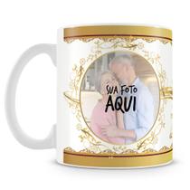 Caneca Bodas de Ouro Personalizada com Foto - 50 Anos de Amor Eterno