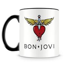 Caneca Bon Jovi Personalizada de Porcelana - Mod.2