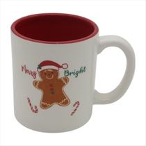 Caneca Boneco Ginger Bread Louça Natalina 300ML 10CM 1 UN Caneca Boneco Ginger Bread Louça Natalina 300ML 10CM 1 UN