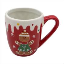 Caneca Boneco Ginger Bread Louça Natalina 350ML 10CM 1 UN Caneca Boneco Ginger Bread Louça Natalina 350ML 10CM 1 UN