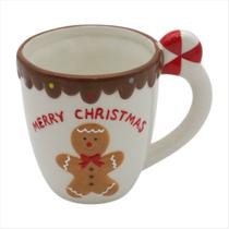 Caneca Boneco Ginger Bread Louça Natalina 400ML 11CM 1 UN Caneca Boneco Ginger Bread Louça Natalina 400ML 11CM 1 UN