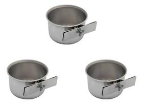 Caneca Borboleta Para Pássaros De Alumínio Pequena Kit C/ 3 unid P Caneca Borboleta Para Pássaros De Alumínio Pequena Kit C/ 3 unid P