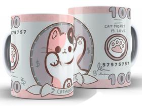 Caneca Borboletas Divertida Porcelana Xícara 325ml + Caixa Presente