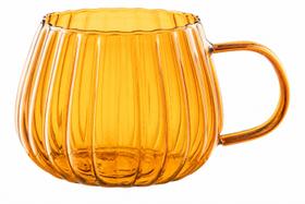 Caneca Borossilicato Canelada Ambar 395ml Tuut Caneca Borossilicato Canelada Ambar 395ml Tuut